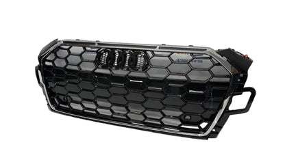 Audi A5 S Line 2020-2024 Front Bumper Radiator Grille with Chrome