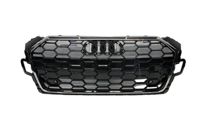 Audi A5 S Line 2020-2024 Front Bumper Radiator Grille with Chrome