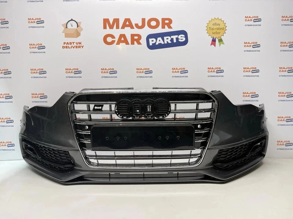 Audi A5 S Line 8T 2012-2016 Complete Front Bumper with Grilles / Grey