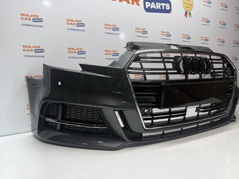 Audi A3 8V 2017-2019 Complete Front Bumper With Grilles / 8V5807065 AH