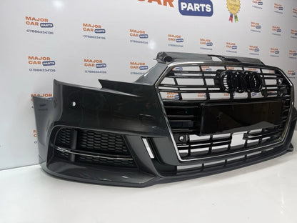 Audi A3 8V 2017-2019 Complete Front Bumper With Grilles / 8V5807065 AH