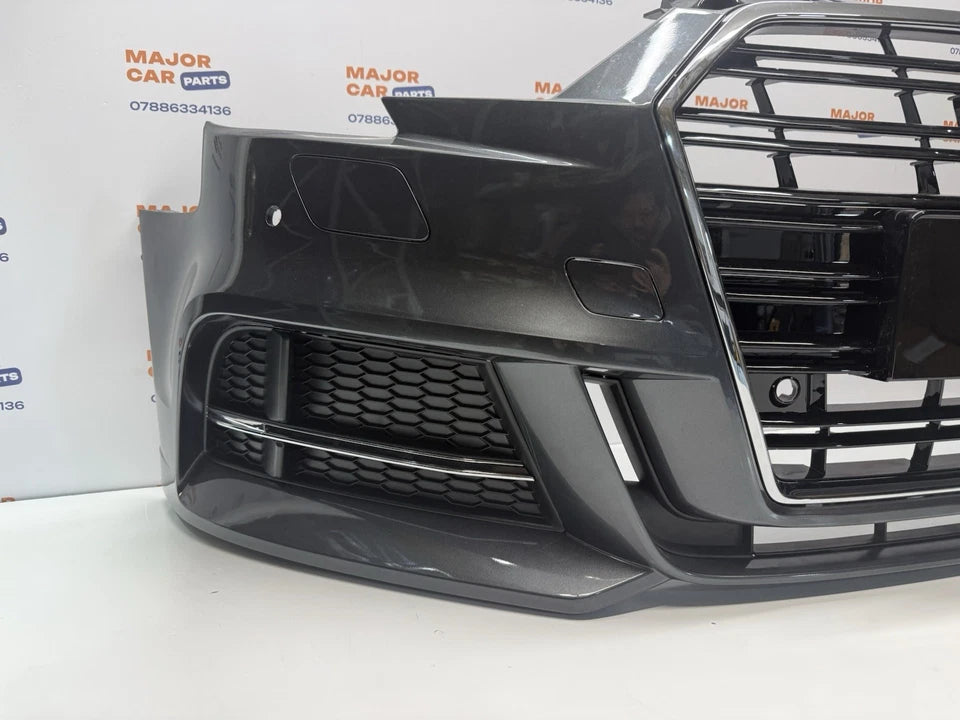 Audi A3 8V 2017-2019 Complete Front Bumper With Grilles / 8V5807065 AH