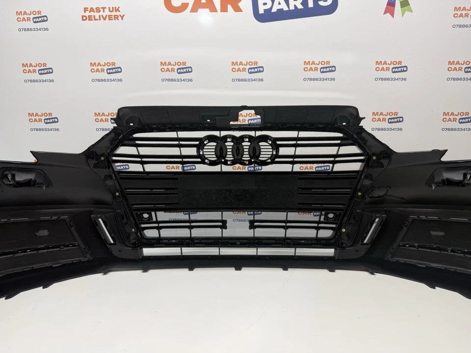 Audi A3 8V 2017-2019 Complete Front Bumper With Grilles / 8V5807065 AH