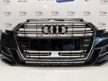 Audi A3 8V 2017-2019 Complete Front Bumper With Grilles / 8V5807065 / Black