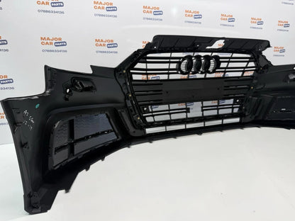 Audi A3 8V 2017-2019 Complete Front Bumper With Grilles / 8V5807065 / Black