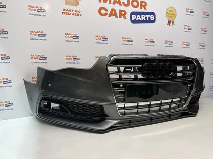Audi A5 S Line 8T 2012-2016 Complete Front Bumper with Grilles / Grey